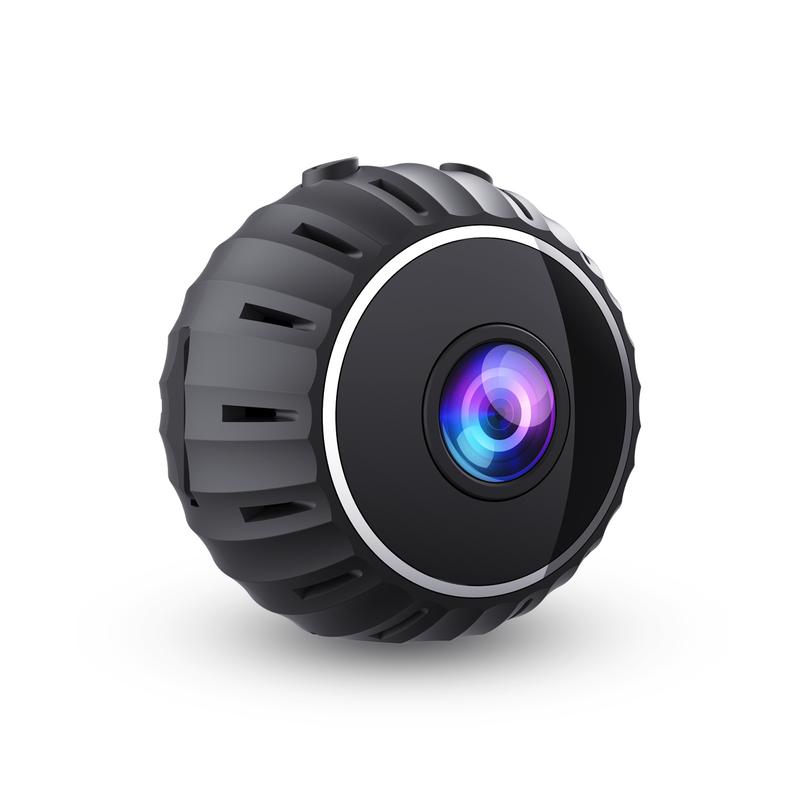 Home Security Camera with Infrared Night Vision for Remote Monitoring