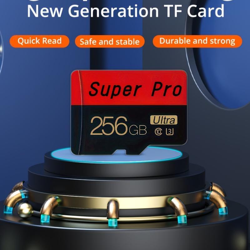 Mini Memory Card, 1 Count 256GB 128GB Flash Micro SD Card for Data Storage, Microsd TF SD Card for Tablet Camera Phone, Office Accessories