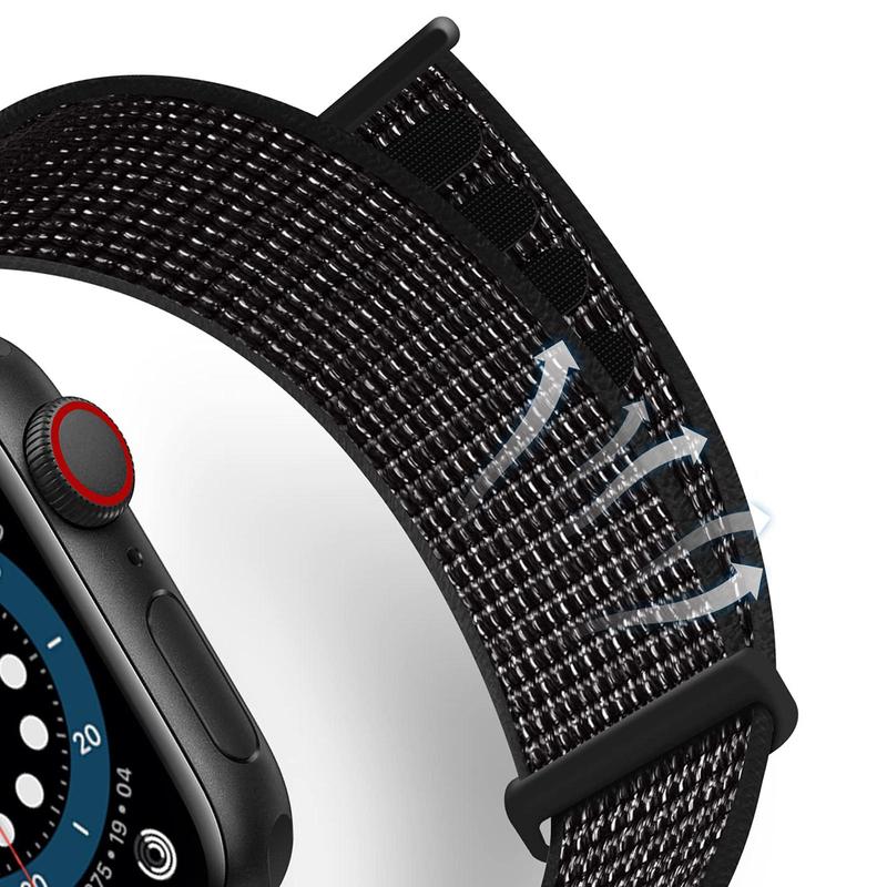 Soft Adjustable Watch Band, 1 Count Replacement Watch Band for Men Women, Unisex Fashion Sports Watch Band for Apple Watch Ultra SE1 2 3 4 5 6 7 8