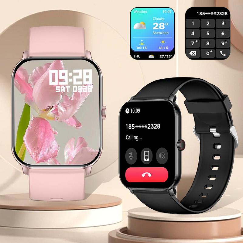 Multifunctional Smart Watch, Fashionable Digital Watch with Wireless Call Dial, Multi-sport Mode Sports Watch for Women & Men