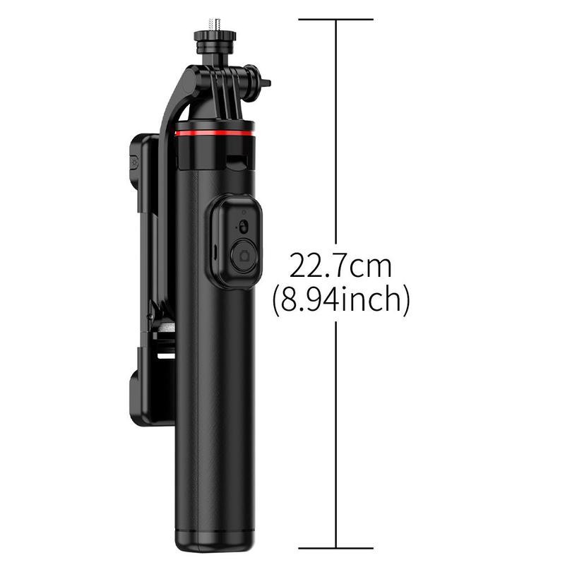 Selfie Stick Tripod with Dual Light, Aluminum Cell Phone Tripod Stand with Detachable Phone Holder & Wireless Remote, Tripod for Selfie Video Recording Vlog Live Stream