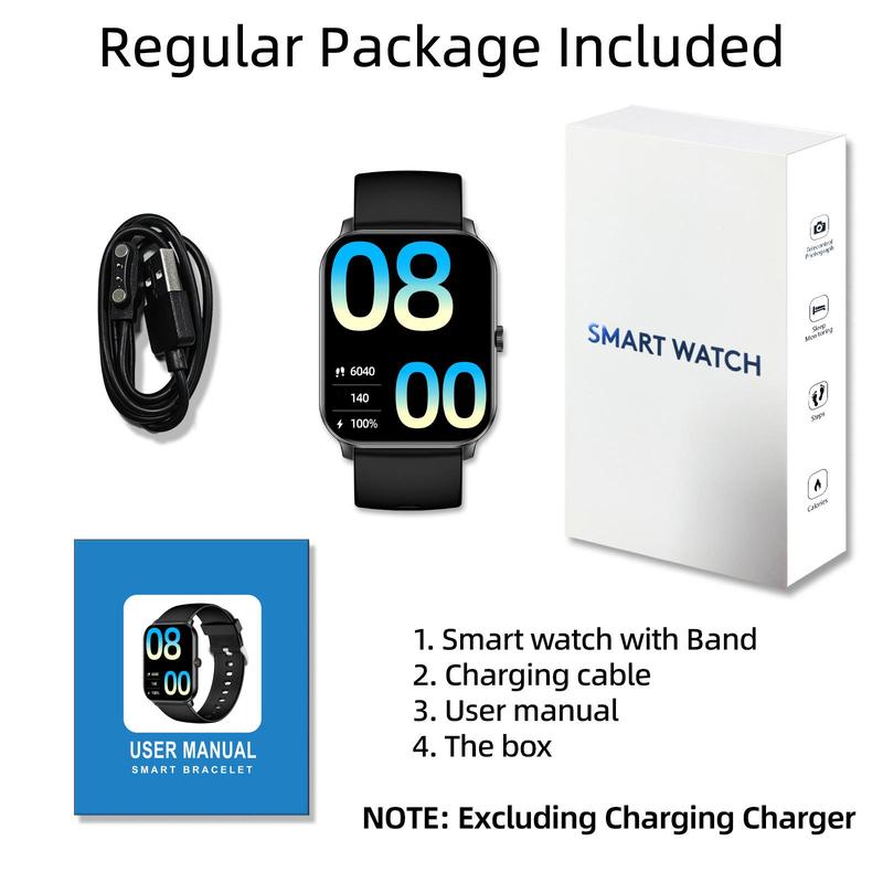Multifunctional Smart Watch, Fashionable Digital Watch with Wireless Call Dial, Multi-sport Mode Sports Watch for Women & Men