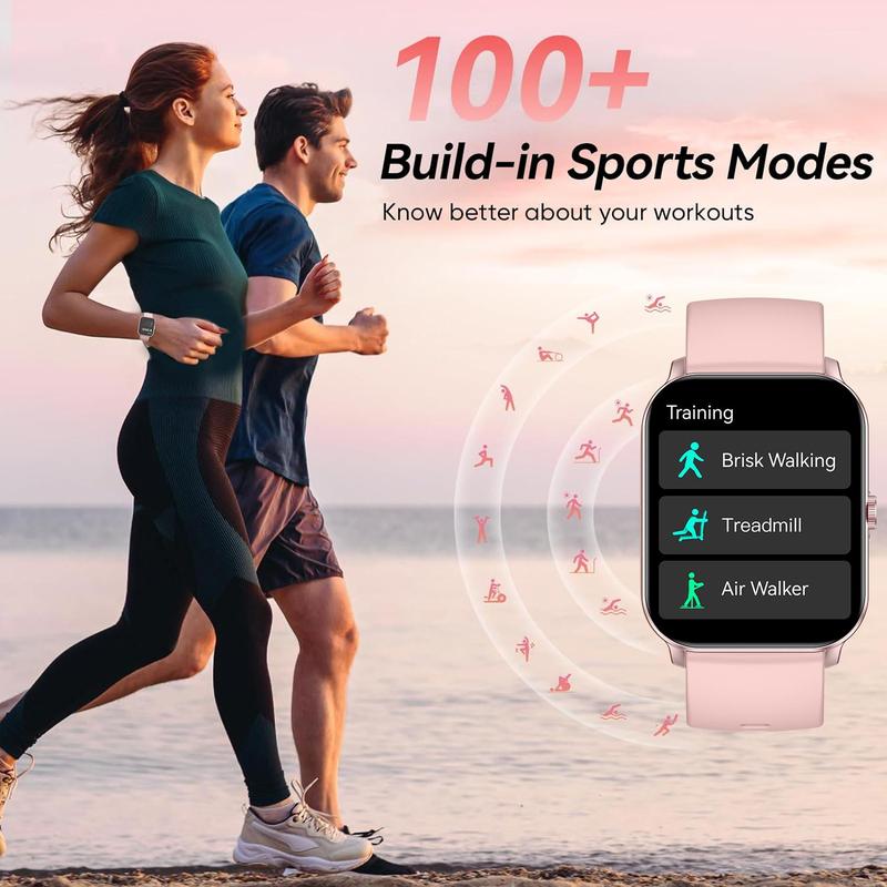 Multifunctional Smart Watch, Fashionable Digital Watch with Wireless Call Dial, Multi-sport Mode Sports Watch for Women & Men