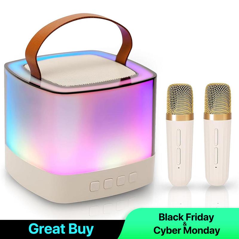 Wintory Karaoke Machine with Bluetooth Speaker and Flowing Light-Home KTV,Gifts Audio Compact Portable Smartphone Audio Compact Audio Compact
