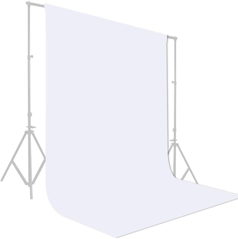 8x10 FT White Backdrop for Photography – Perfect for Photoshoots, Video Recording, Parties, and Photo Booths. Durable Background Screen for Camera