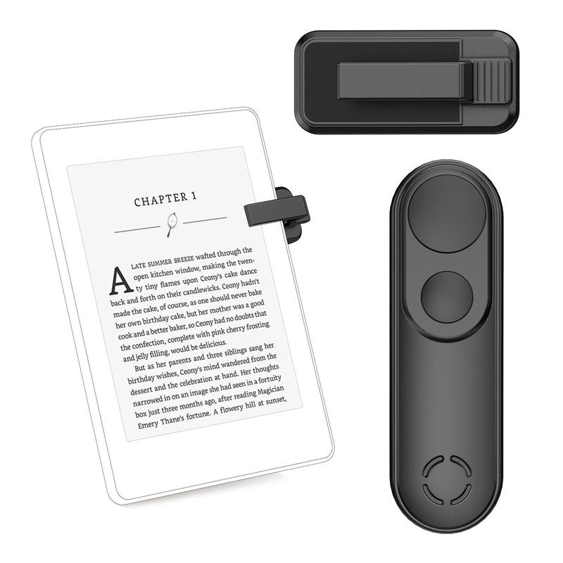 Remote Control Page Turner for Kindle Paperwhite Oasis Kobo, Rechargeable Clicker Page Turner Kindle Accessories for iPhone, iPad, Android Tablets, Page Turning Tool