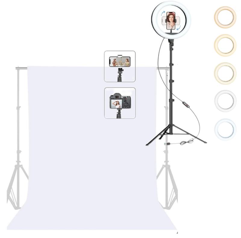 8x10 FT White Backdrop for Photography – Perfect for Photoshoots, Video Recording, Parties, and Photo Booths. Durable Background Screen for Camera