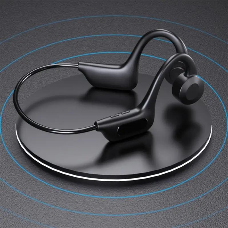Bone Conduction Headphones, Sports Headphones Wireless Bluetooth 5.3 with Mic, IPX7 Waterproof Sweatproof Open Ear Headphones for Running, Cycling, playtime ear