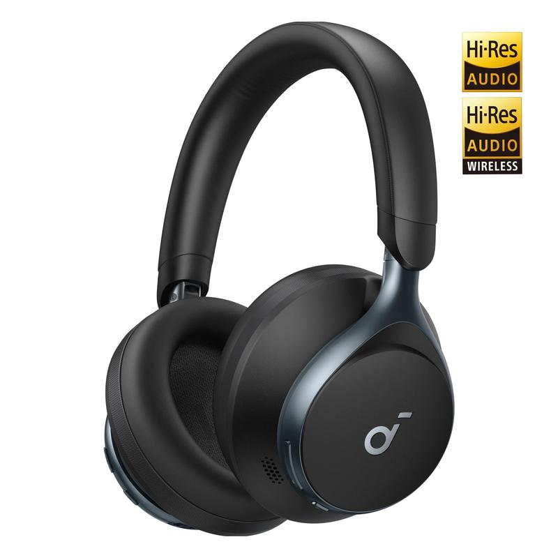 Space One Active Noise Cancelling Headphones by Anker - 40H Playtime, LDAC Hi-Res Audio, Bluetooth 5.3, Clear Calls