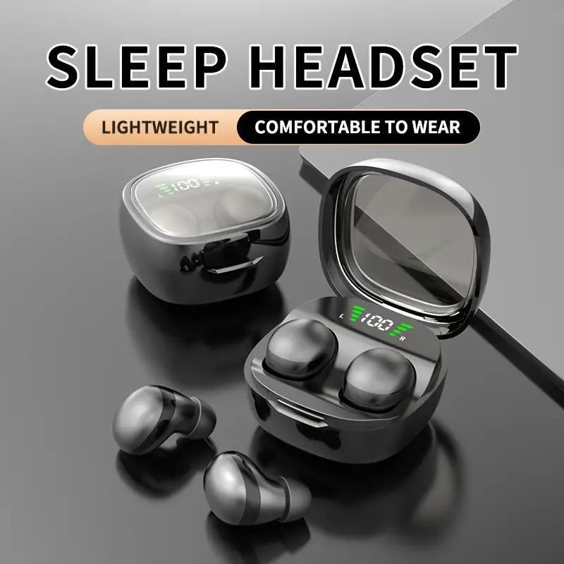 Wireless Earphone, In-ear Design Earbuds with Charging Case, Noise Cancelling Headphone for Work, Class, and Sleep, Earphone for Sports & Travel