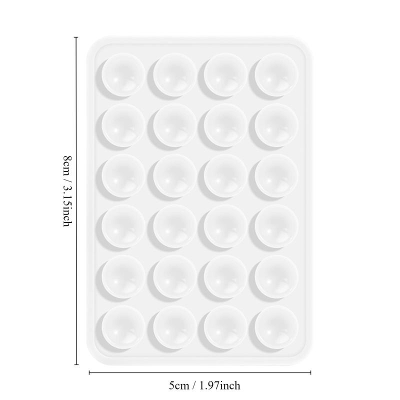 Silicone Suction Phone Case Adhesive Mount, 1 Count Anti-slip Hands-free Mobile Accessory Holder for Selfies and Videos, Universal Phone Accessories for iPhone & Android