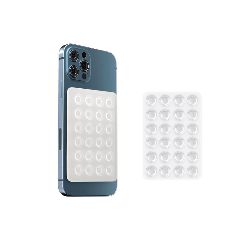Silicone Suction Phone Case Adhesive Mount, 1 Count Anti-slip Hands-free Mobile Accessory Holder for Selfies and Videos, Universal Phone Accessories for iPhone & Android