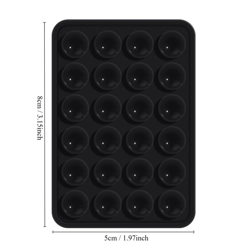 Silicone Suction Phone Case Adhesive Mount, 1 Count Anti-slip Hands-free Mobile Accessory Holder for Selfies and Videos, Universal Phone Accessories for iPhone & Android