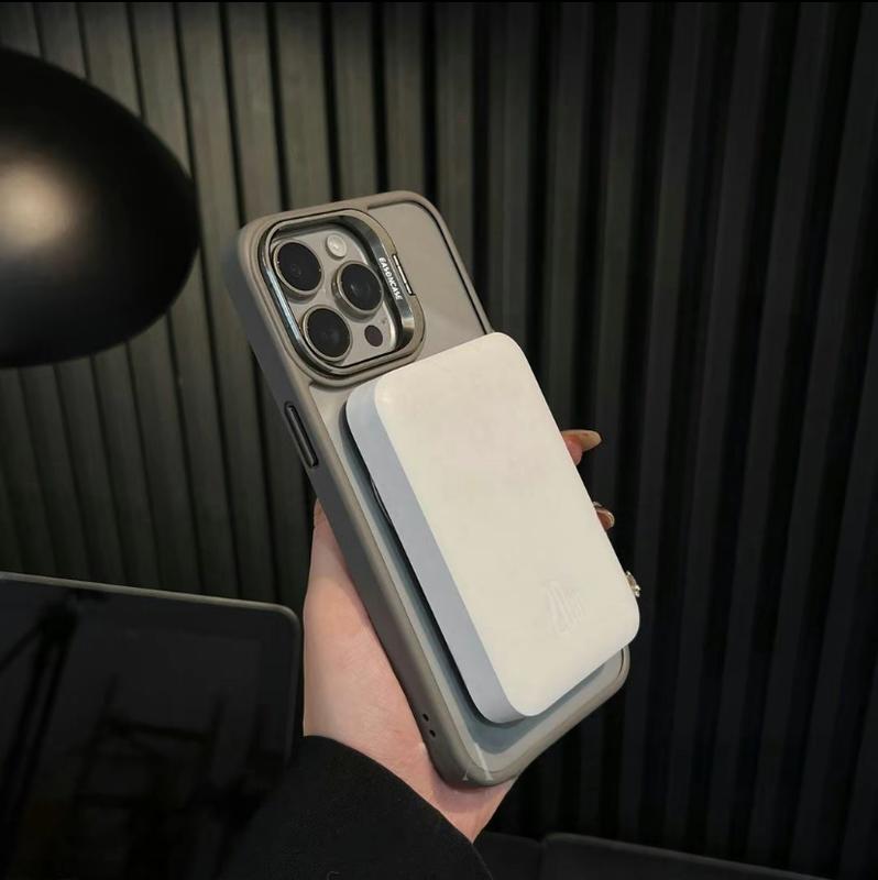2024New Style Clear Magnetic Stand Phone case with Camera Stand Magnetic wireless charging for iPhone 16 15 14 13 12Pro Max 16 15 14 Plus Accessories Protector Accessories Protector Cellphone Casing iphonecase Screen Protector Protection Accessories