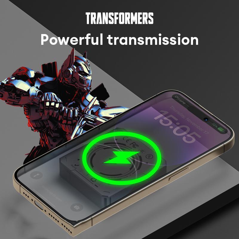 TRANSFORMERS TF-D30 20W Fast Charging Magnetic Power Bank, 5000mAh Portable Magnetic Power Bank, Portable Charger for iPhone & Android