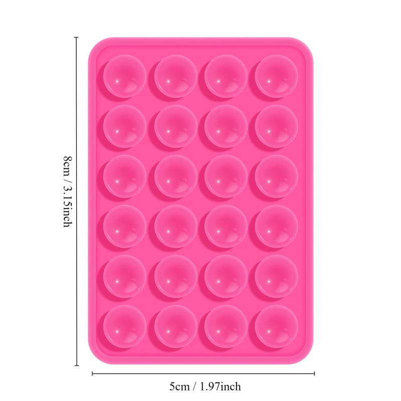 Silicone Suction Phone Case Adhesive Mount, 1 Count Anti-slip Hands-free Mobile Accessory Holder for Selfies and Videos, Universal Phone Accessories for iPhone & Android