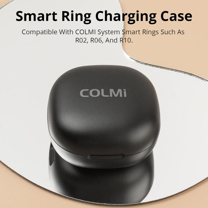 COLMI Smart Ring Charging Case(Case Only), 1 Count Smart Ring Charging Case, Wearable Accessories Compatible with COLMI Smart Ring
