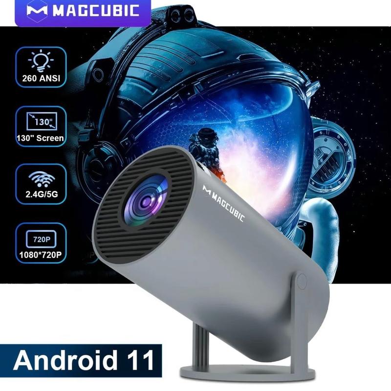 Magcubic Portable Projector HY300 Pro - High Brightness and Contrast Ratio Audio