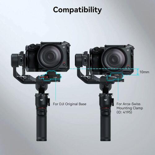 SmallRig RS 3 Mini Quick Release Clamp for DJI RS 3 Mini, for Arca-Swiss Mount Clamp - 4195