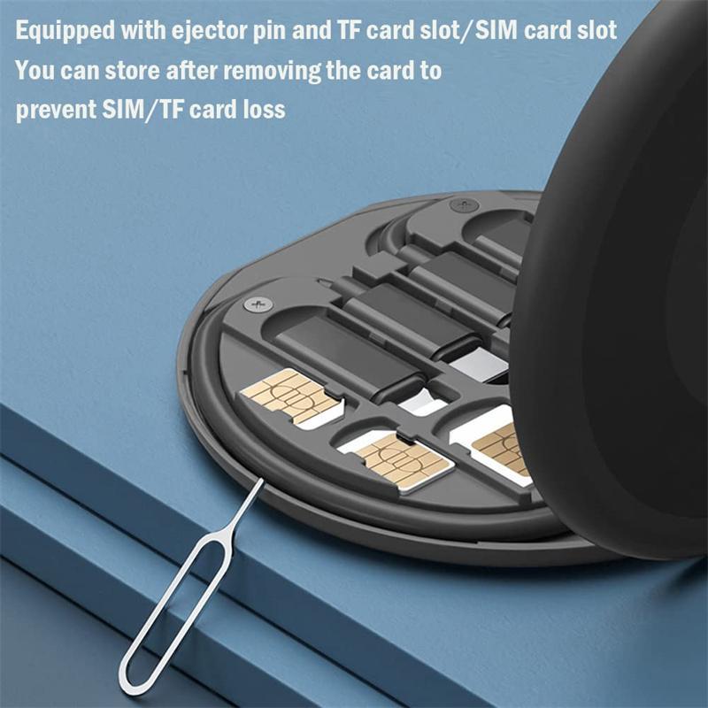 Portable USB Adapter Cable Conversion Set with Storage Box, Convertor USB C To Lightning Type C Micro USB Adapter Set Without SIM Card, Phone Accessories