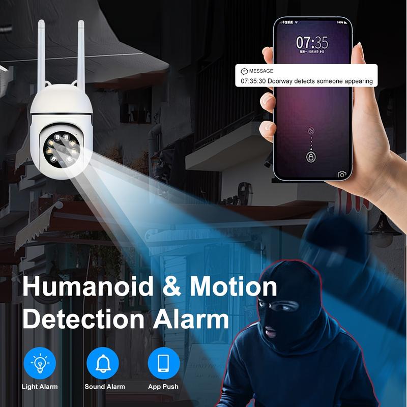 3Pcs 2MP Security Camera Wireless Security Camera System Monitor Your Home And Pets Day And Night With 2.4Ghz WIFI (Only Support 2.4Ghz), Night Vision, Pet Room Cam