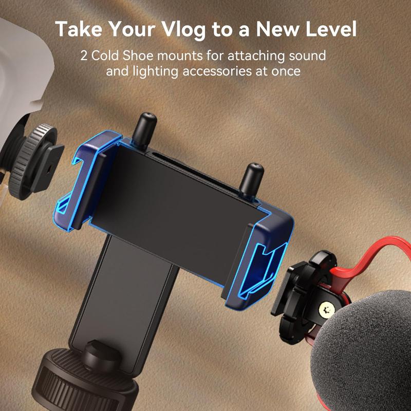 [Holiday Deal]SmallRig Phone Vlogging Kit for iPhone, Content Creator Smartphone Kit for YouTube and TikTok Starter, Video Equipment with Phone Tripod, Phone Mount   LED Video Light   Shotgun Mic - 4369 4364 4367 Selfie Accessories