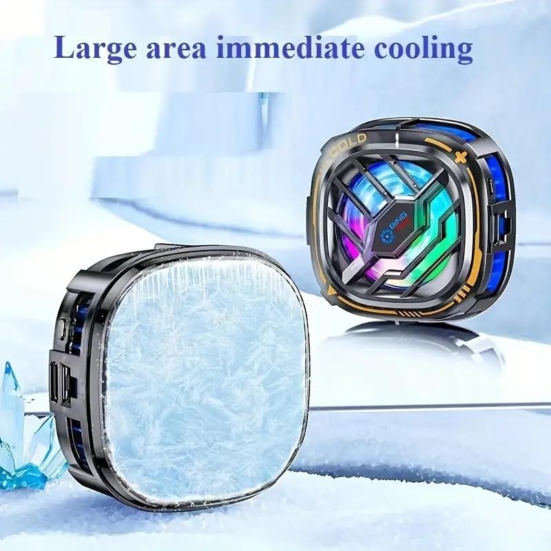 Magnetic Back-clip 2 in 1 Phone Cooling Radiator, Mobile Phone Semiconductor Radiator, Phone Accessories for X76