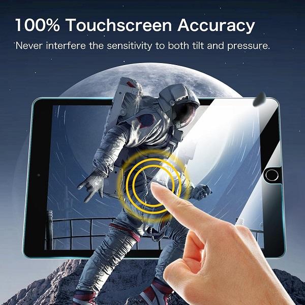 Fintie Screen Protector for iPad 9th 8th 7th Gen, iPad 10.2 Tempered Glass Screen Protector Anti-Scratch, Easy-to-Use, iPad Computer Screen Protection