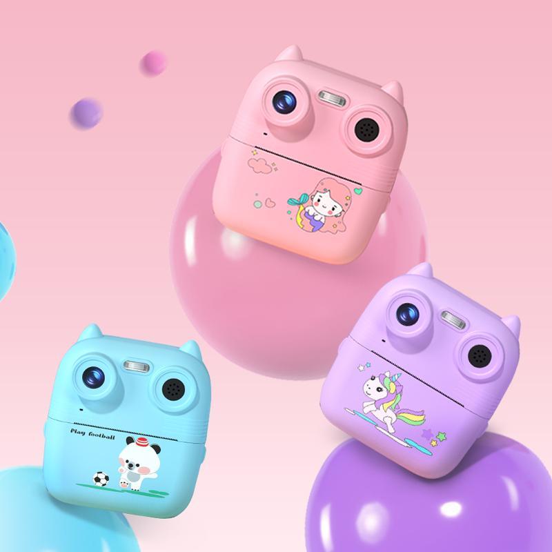 Instant Camera, 1 Count Multifunctional Digital Camera with Printing Function, Creative Toy & Heartfelt Birthday Gift, Rechargeable Camera for Girls