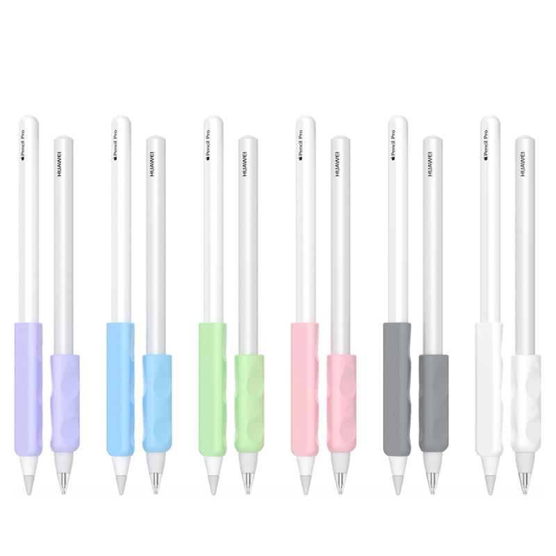 Silicone Stylus Grip, Anti-slip Design Stylus Grip, Universal Stylus Protective Cover for Apple Pencil, Stylus Parts & Accessories