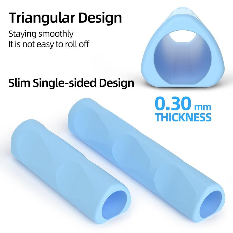 Silicone Stylus Grip, Anti-slip Design Stylus Grip, Universal Stylus Protective Cover for Apple Pencil, Stylus Parts & Accessories
