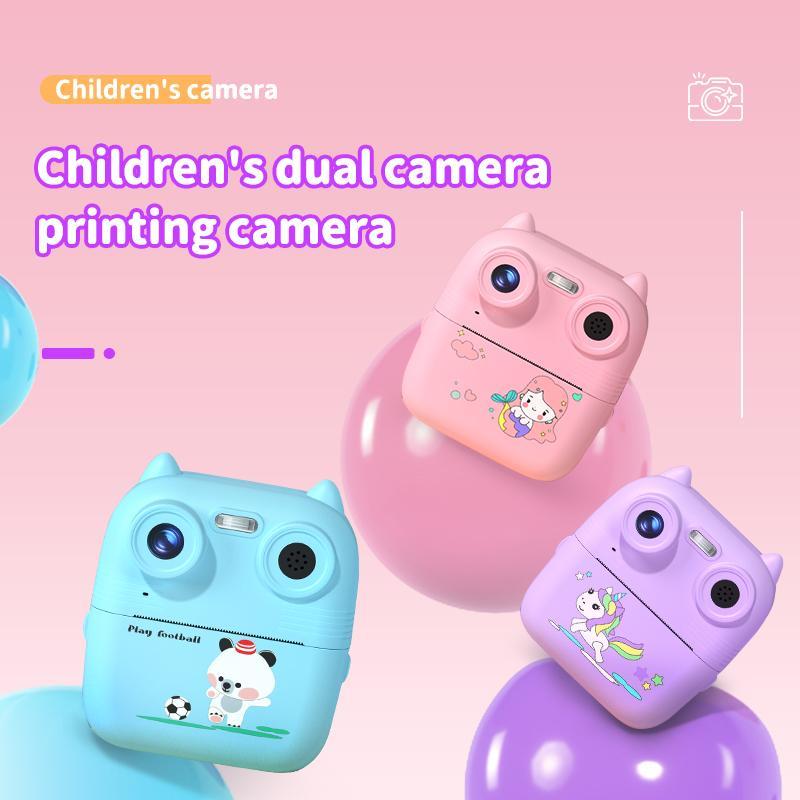 Instant Camera, 1 Count Multifunctional Digital Camera with Printing Function, Creative Toy & Heartfelt Birthday Gift, Rechargeable Camera for Girls