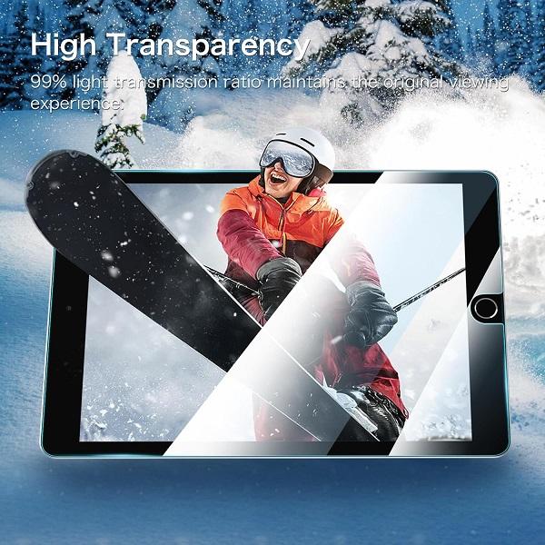 Fintie Screen Protector for iPad 9th 8th 7th Gen, iPad 10.2 Tempered Glass Screen Protector Anti-Scratch, Easy-to-Use, iPad Computer Screen Protection