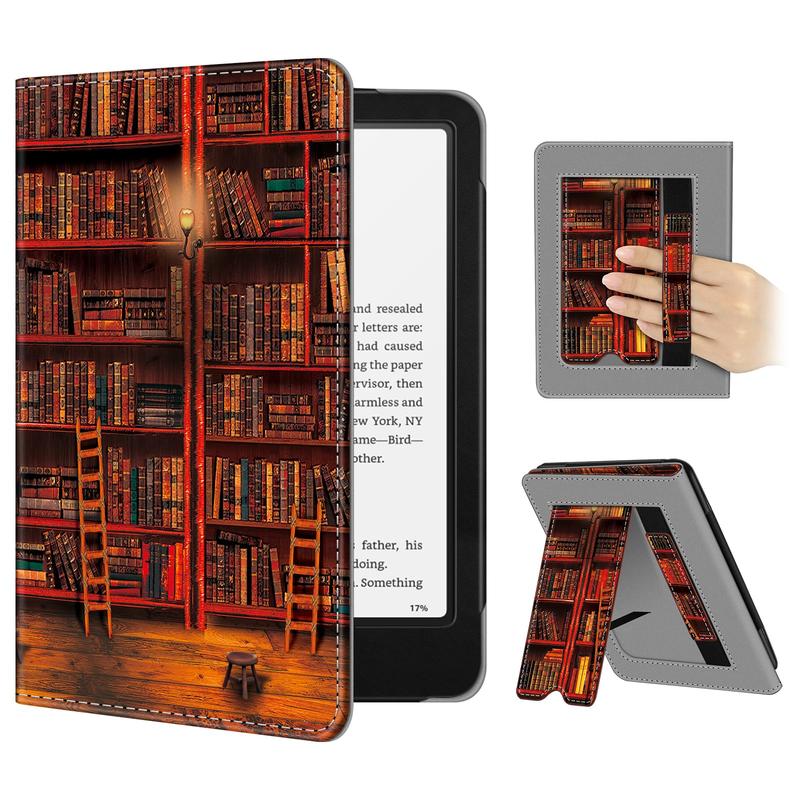 Fintie Stand Case for 7Inch Kindle Paperwhite Kindle Colorsoft 2024, Foldable Stand Case w  Hand Strap, Handheld Kindle Cover 2024 Device Smartphone