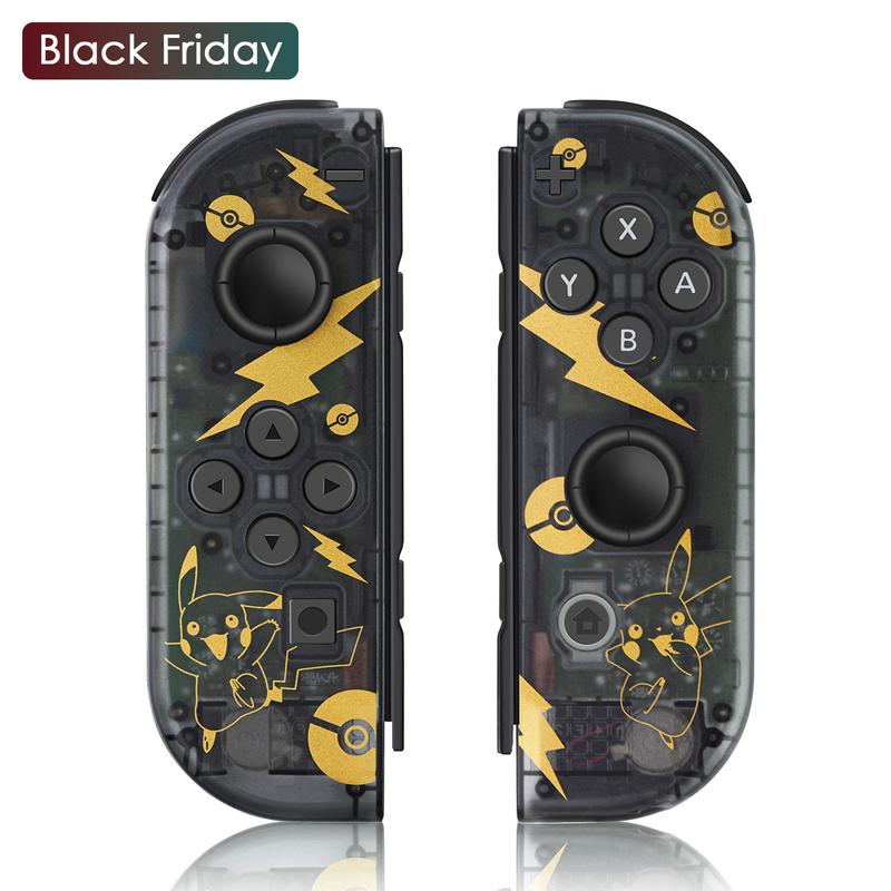 Wireless Joycon Compatible with Switch Lite OLED, Game Pad For Switch Console, Wireless Replacement for Switch Joypad, Switch Controllers Joystick Support Dual Vibration 6 Axis Gyro, Game Accessories  Gamepad
