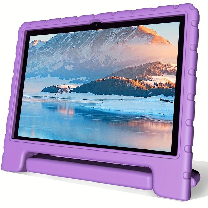 10 Inch Tablet - 4GB+64GB Android 13 Device with 8-Core CPU, WiFi 6, 12H Long-Lasting Battery, Parental Control, 1280*800 HD Display, Dual Cameras, Shockproof Case, and Pre-Installed Educational Apps