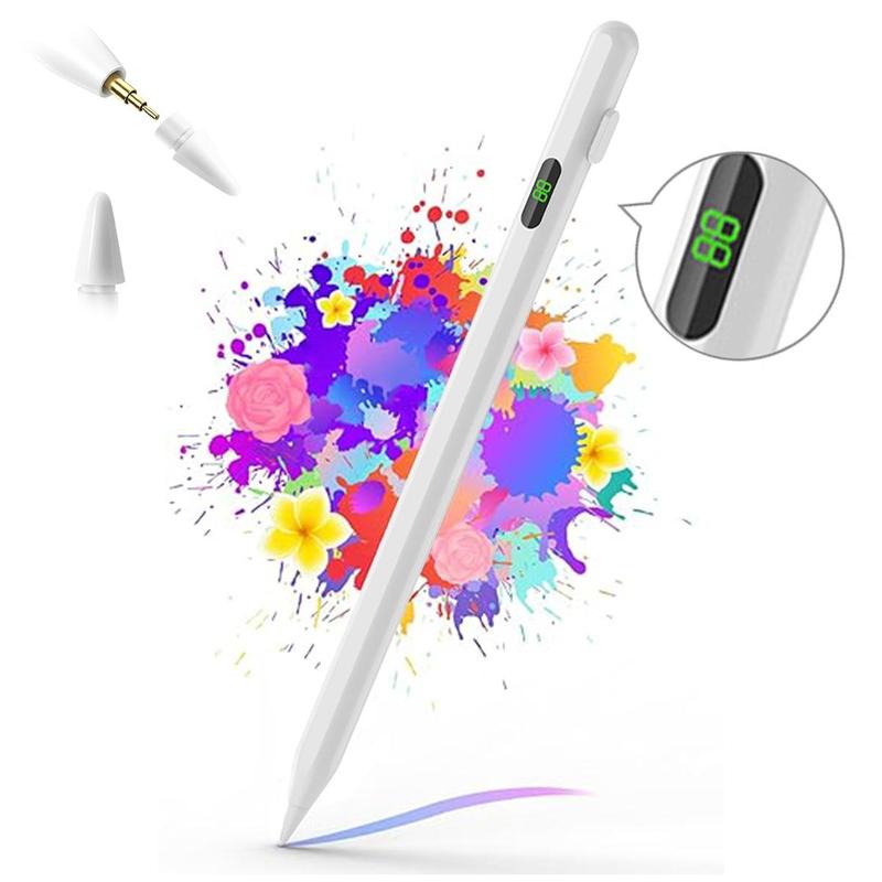 Digital Stylish Pens Pencil Rechargeable For apple pencil, Universal Stylus Pen For Android iphone Windows Touch Screen Active Stylus capacitive stylus pen for touchscreen For IPad Pencil Active Touch Pen Tablet Drawing Writing Accessories Computer