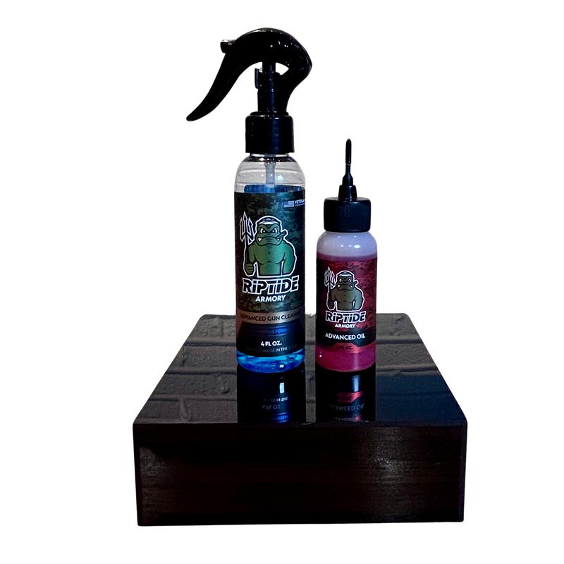 LANCE Tactical Ultimate Gear Cleaning Kit with Riptide Armory Advanced Cleaner & Oil, TacticalMat, and Over 300 Cleaning Patches Camera Smartphone