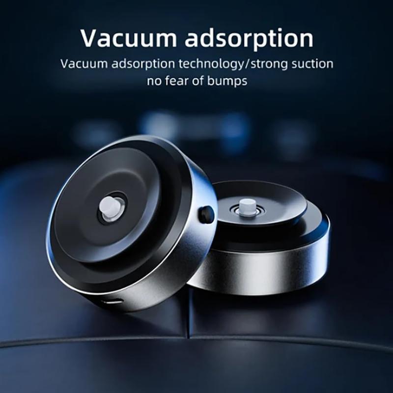 Magnetic Car Phone Holder, Vacuum Suction Car Phone Holder, Stable & Fixed Phone Navigation Bracket, Universal Car Interior Accessories