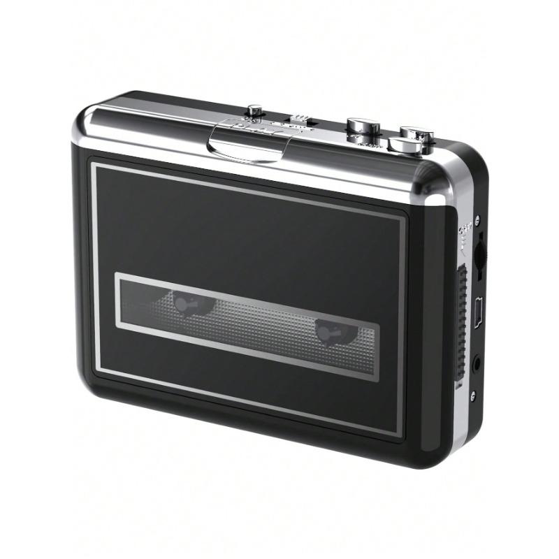 Cassette Player Walkman, Convert Audio Music Cassette To MP3, Compatible With Laptop PC, With Earphone Compact Portable