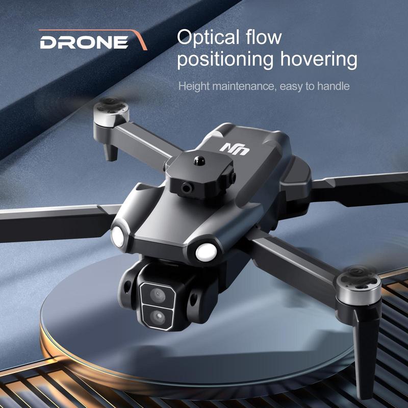 UJV  M9-2batteries Brushless Motor Dualcameras Aerial Drone -5Ox FOCus HDPixel, Level 4 Wind Resistant Drone, .Outdoor Aerial Photography Flyer forSocial Sharing, Birthday, ChristmasGifts for Kids Accessories
