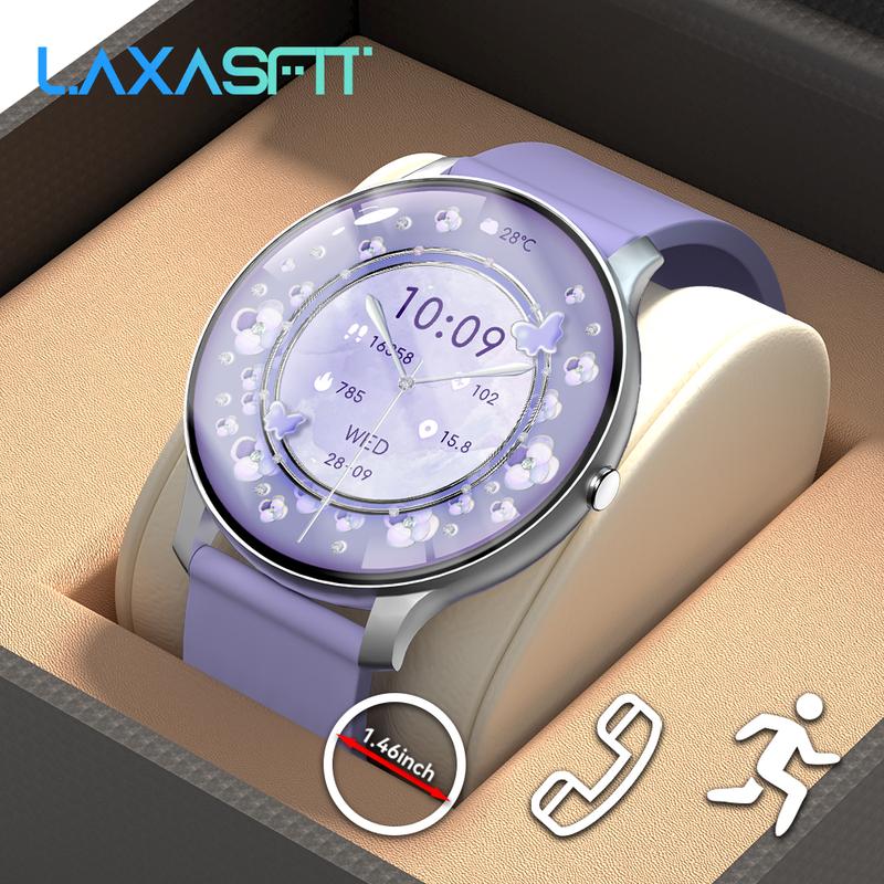 Multifunctional Men Women's Smartwatch with Answer Make Calls 100+ Sports Modes Message Reminder, IP68 Waterproof Smart Watch for Android & iOS, Men's Tech Gadgets 2024