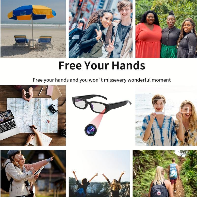 Smart Glasses Camera 1080P Sunglasses Digital Video Recorder Camcorder Eye Protection DV Sports Action Camera Outdoor Sport Eyeglasses