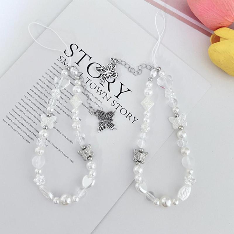 Fashion Design Phone Chain, 1 Count Cute Phone Lanyard, Fashion Phone Strap for Women & Girls, Mobile Phone Decoration Accessories