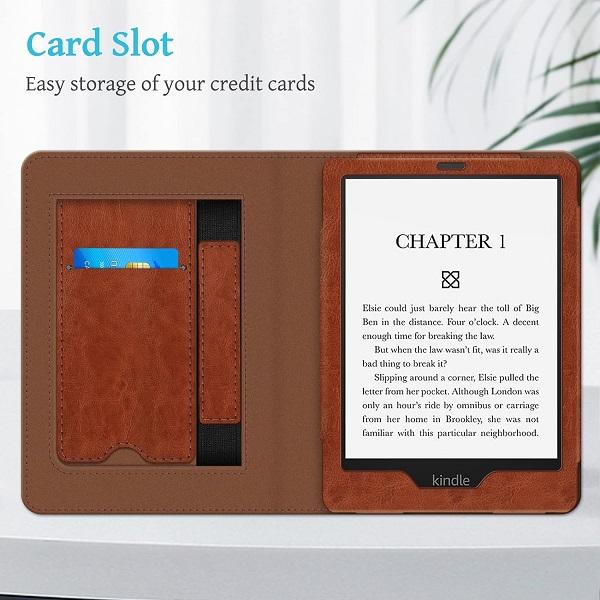 Fintie Kindle Paperwhite Case 6.8-Inch (11th Generation, 2021 Release), Kindle Paperwhite Signature Edition Case, Handheld Kindle Cover with A Stand